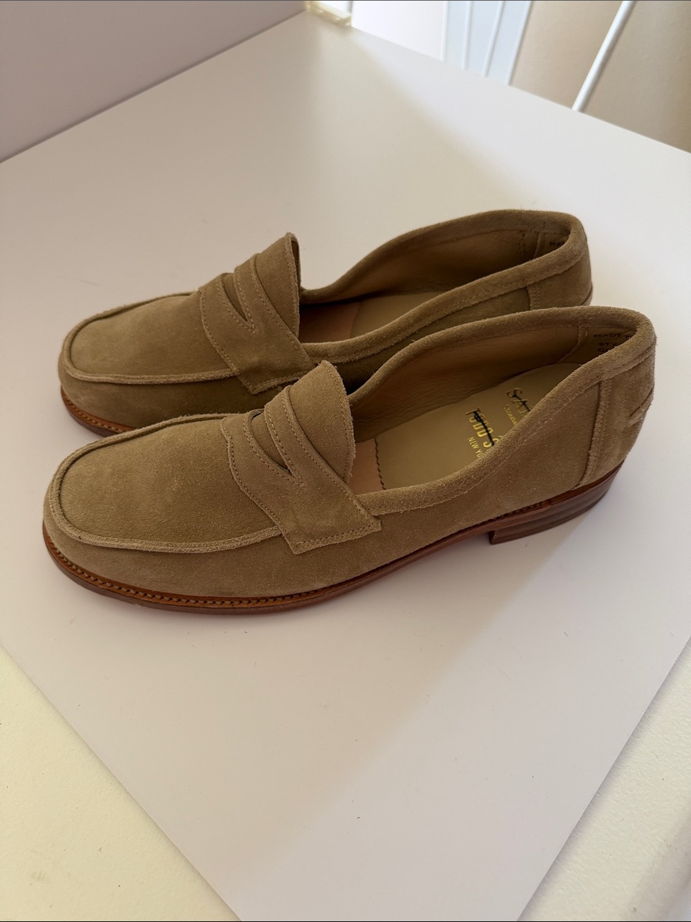 Todd Snyder Suede Loafers in Tan Sz 10.  Tub10